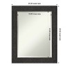 Amanti Art Attic Aged Beveled Wood Framed Bathroom Vanity Wall Mirror - 3 of 4