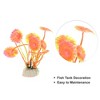 Unique Bargains Aquarium Plastic Plants for Fish Tank Landscape Decoration Pink 10 Pcs - 3 of 4