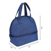 REGALWOVEN Waterproof Lightweight Durable Large Capacity Lunch Bag 9.1 x 5.9 x 9.4 Inches - 2 of 4