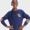 Girls' Rolling Stones Graphic Sweatshirt - Navy Blue - 2 of 4