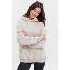 Spruce Fashion Womens Hoodies Oversized Pullover Trendy Fall Sweatshirts Winter Fleece Comfy Cotton Long Sleeve - 3 of 4