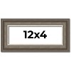 PosterPalooza | Panoramic Weathered Black Picture Frame - UV Acrylic, Foam Board Backing, Hanging Hardware - 2 of 4