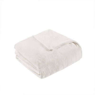 60" x 70" Solid Plush 25lbs Weighted Blanket