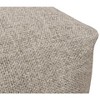 Moti Remi Pouf in Handwoven Contemporary Silver Wool - 3 of 3