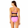 Coppersuit Women's Colorblock Zip Longline Bra Swim Top - 2 of 4