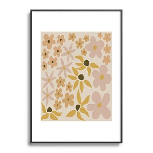 Urban Wild Studio black coffee morning tan Metal Framed Art Print - Deny Designs - 1 of 4