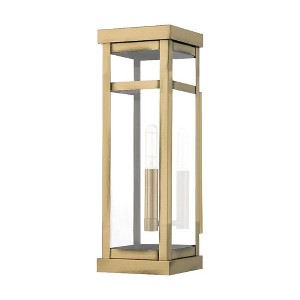 Livex Lighting Hopewell 1 - Light Wall Light in  Antique Brass - 1 of 4