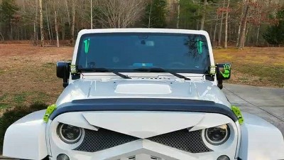 American Modified Front Gladiator Grille For 2007-2018 Jeep Wrangler JK - AMJPAA00128