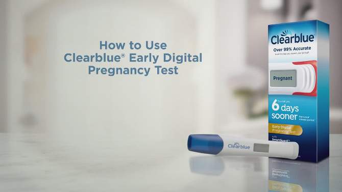 Clearblue Digital Pregnancy Test, 2 of 20, play video