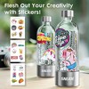 SNLIDE Easy to Operate Soda and Sparkling Water Maker Machine for Home with 1,000ML Pet Bottle, DIY Stickers, and 60L CO2 Exchange Carbonator - 4 of 4