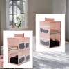 Unique Bargains 2-Shelf Closet Hanging Organizer with Magic Tapes - 3 of 4