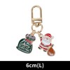 Unique Bargains Christmas Keychain Lobster Clasp Keychain Zinc Alloy 2.36" 1 Pc - 2 of 3