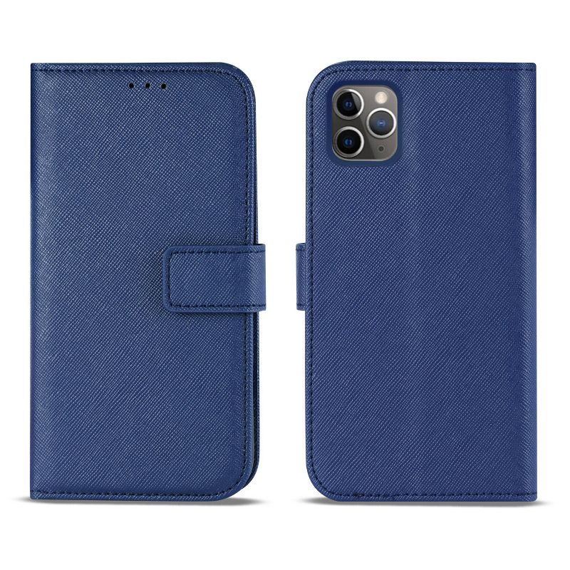Reiko Apple iPhone 11 Pro 3-in-1 Wallet Case in Blue, 2 of 5