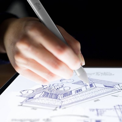 Logitech Crayon for all iPad 2018 Model & Later - Silver