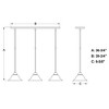 Vaxcel Da Vinci 3 - Light Pendant in  Oil Burnished Bronze - 2 of 4