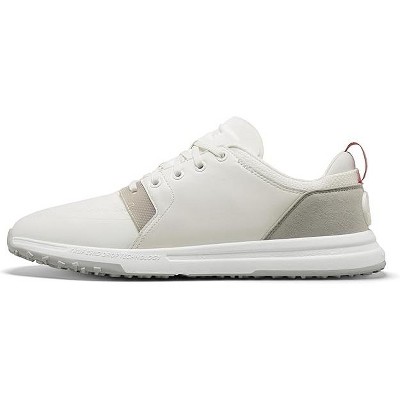 True linkswear Men's OG Cush Golf Shoes (White, 10.5 Wide) — фото 4