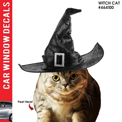 LEMONSODA Car Window Decal -  3D -  (Witch Cat)