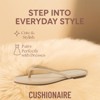 CUSHIONAIRE Cruise Flip Flops for Women Footwear | Vacation Beach Essentials | Casual Sandals with Wide Widths - 3 of 4
