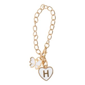 Unique Bargains Butterfly Heart Cup Chain Charm Water Cup Pendant 1 Pc - 1 of 4