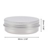 Unique Bargains Portable Travel Cosmetic Jar Silver Tone 12pcs - 3 of 4