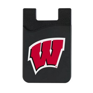 NCAA Wisconsin Badgers Lear Wallet Sleeve - Black - 1 of 4