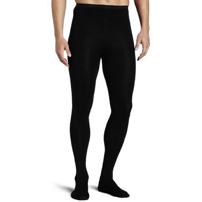 Men's Knit Footed Tights With Back Seams - Capezio L : Target