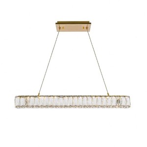 Elegant Lighting Monroe 1 - Light Pendant in  Gold - 1 of 4