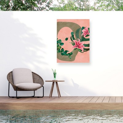 Trademark Fine Art - Ana Rut Bre Leaves More 11 Matted Framed Art
