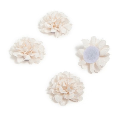 U Brands 4ct Flower Magnets Cream