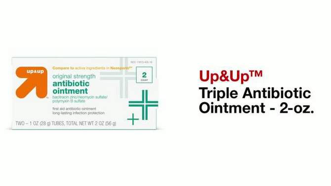 Triple Antibiotic Ointment - 2oz - up &#38; up&#8482;, 2 of 7, play video
