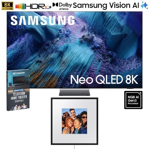 Samsung 65" Neo QLED 8K QN990F Vision AI Smart TV (2025) w/ Photo Music Frame Bundle - 1 of 4