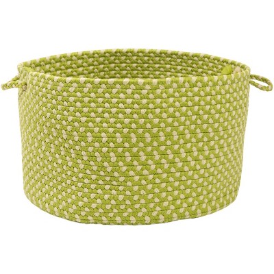 Colonial Mills Montego Braided Runner, Lime Twist 2'x6', Rectangle Shape