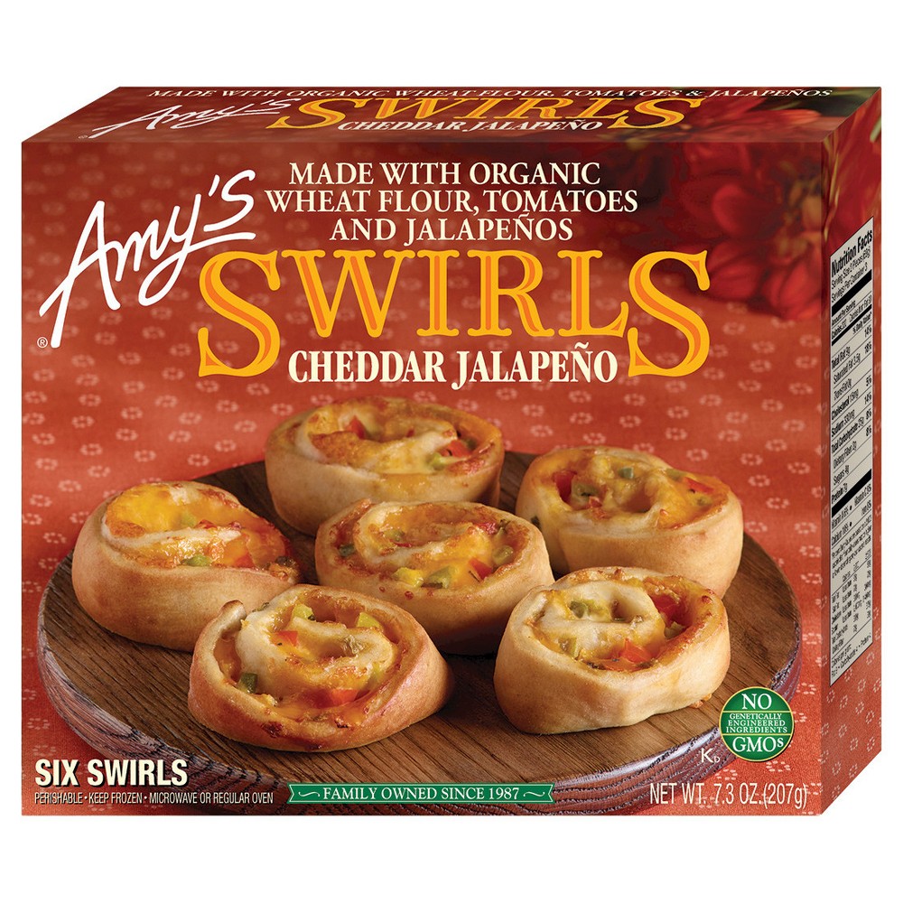 AMY'S, SWIRLS CHEDDAR JALAPENO