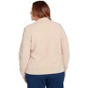 Alfred Dunner Women's Zip-Front Chenille Collared Cardigan - 2 of 4