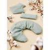 Bucky Linen Hot/Cold Neck Wrap, Natural Buckwheat Seed Filling, Hypoallergenic, Sage - 3 of 4