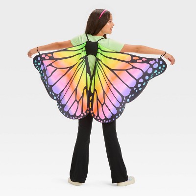 Kids' Blacklight Responsive Butterfly Wings Halloween Cape - Hyde and EEK! Boutique™
