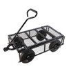 BEAFUP Heavy Duty 660Lbs Capacity Garden Cart with 4 Airless Solid Tires & Removable Mesh Sides-Foldable Utility Wagon for Gardening,Yard Work - 2 of 4