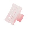 Unique Bargains Elegant Rectangle Frosted Hair Clips Gradient Pink 1 Pc - 4 of 4