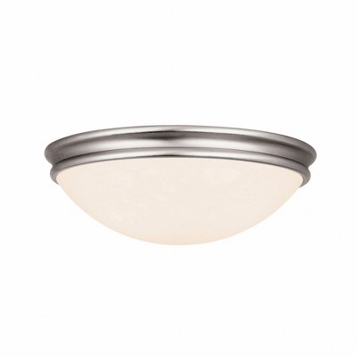 Access Lighting Atom 1 - Light Flush Mount in  Brushed Steel