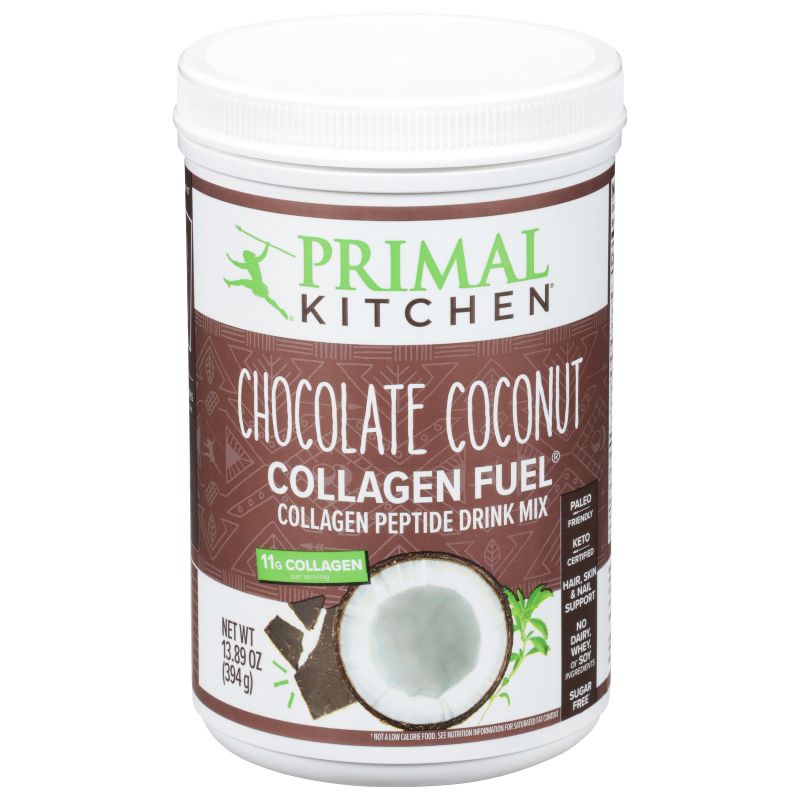 Primal Kitchen Collagen Fuel Supplement Powder - Chocolate Coconut - 13.1oz, 1 of 15