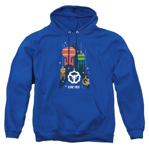 Men's Star Trek Ship Bauble Christmas Pull-Over Hoodie - 1 of 4
