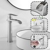 BWE Waterfall Single Hole Single Handle Bathroom Vessel Sink Faucet With Drain Assembly - 4 of 4