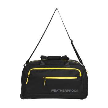 Weatherproof 21” Black Wheeled Duffle Bag