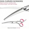 BABYYER Professional Dog Grooming Scissors Kit, Titanium Coated Dog Scissors for Grooming, 3 in1 Grooming Shears Kit - 4 of 4