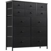 Hausource 12 Drawer Dresser Chest Storage Dresser Tall Cabinet for Bedroom Hallway - 2 of 4