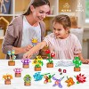 827pcs Flowers Succulents Building Set Party Favor Easter Valentine Gift for Adults and Kids Aged 6+ - 4 of 4