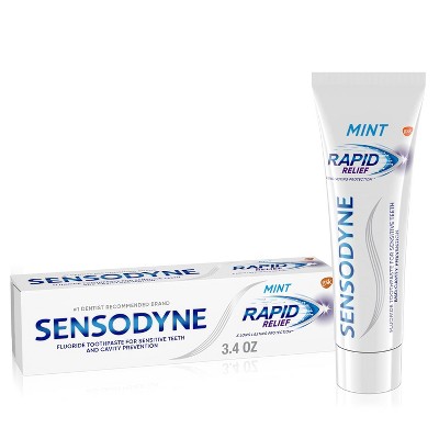 Sensodyne Rapid Relief Sensitive Toothpaste Mint - 3.4 oz
