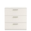 ORRD White 3-Drawer Modular Jumbo Chest, Expandable Storage Unit for Bedroom & Closet, Melamine Construction - 2 of 4