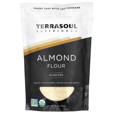Terrasoul Superfoods Almond Flour, Blanched, 16 oz (454 g)