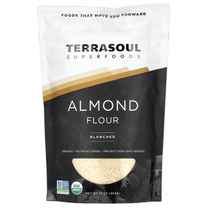 Terrasoul Superfoods Almond Flour, Blanched, 16 oz (454 g) - 1 of 2